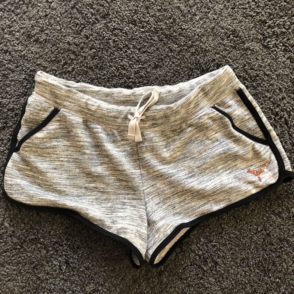 VS Pink Varsity Bling Shorts